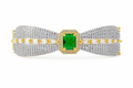 luxurious AD Diamond Statement Bracelet.
