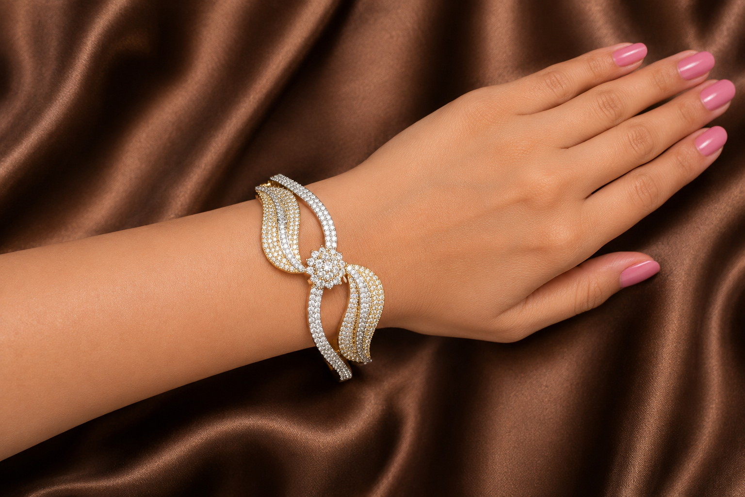 Elegant American Diamond Bracelet