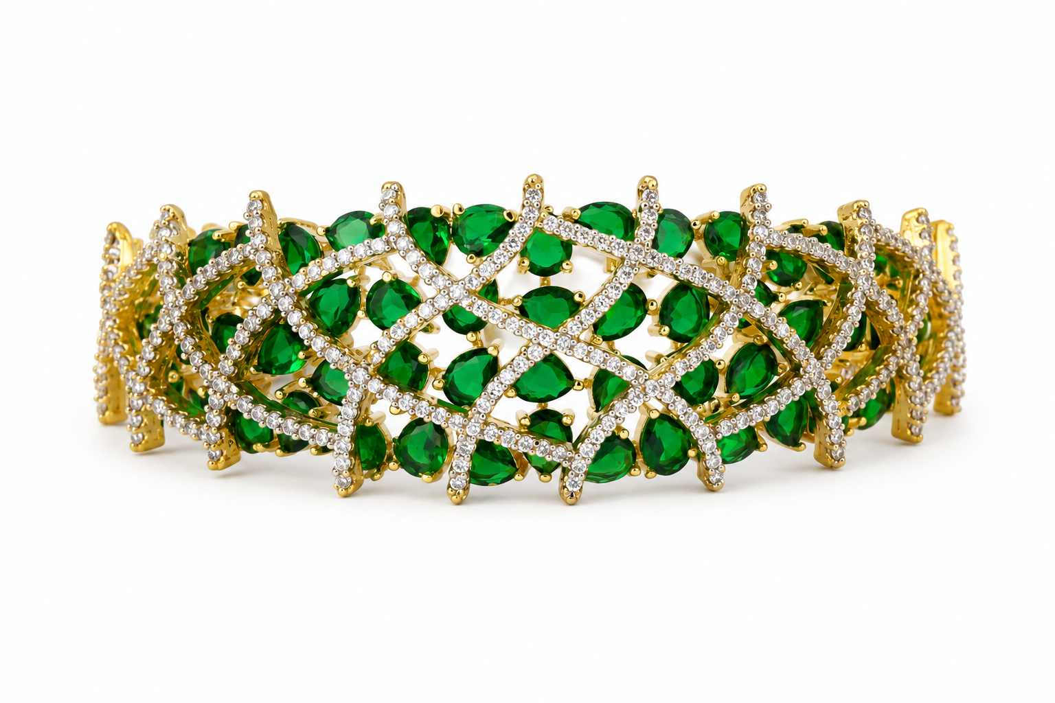 American Diamond Statement Bracelet