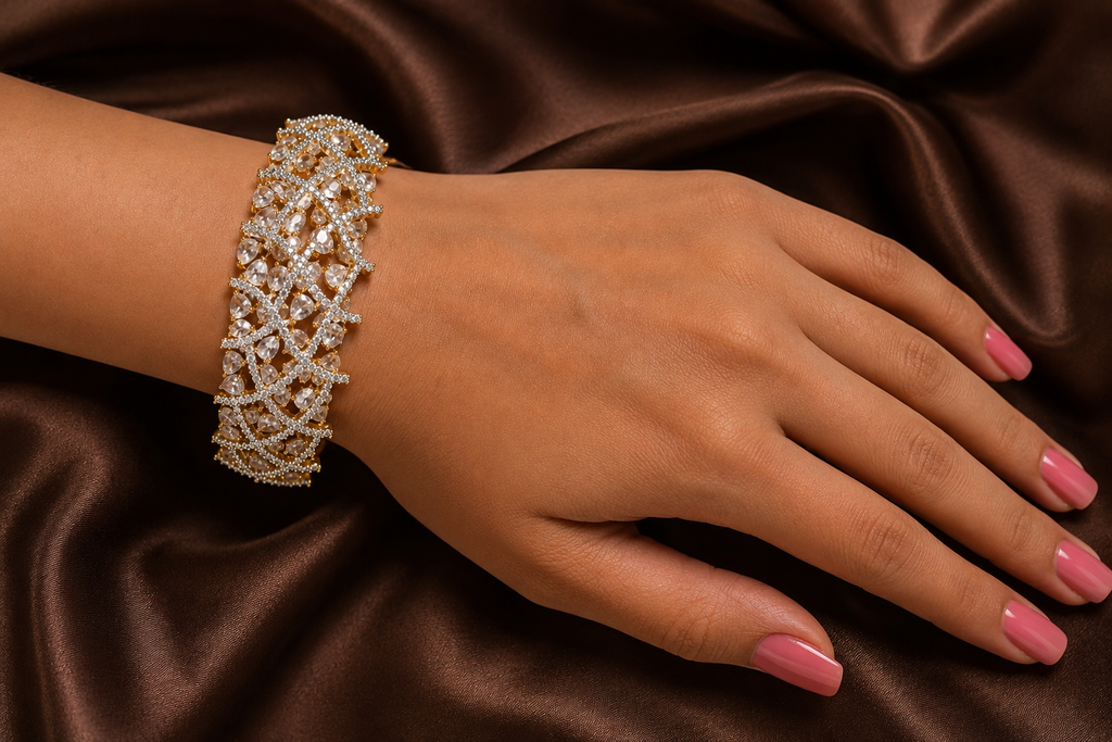 American Diamond Statement Bracelet