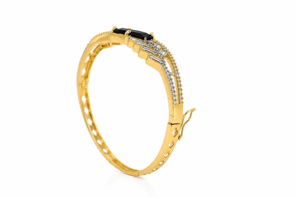 Gold Plated American Diamond Bracelet
