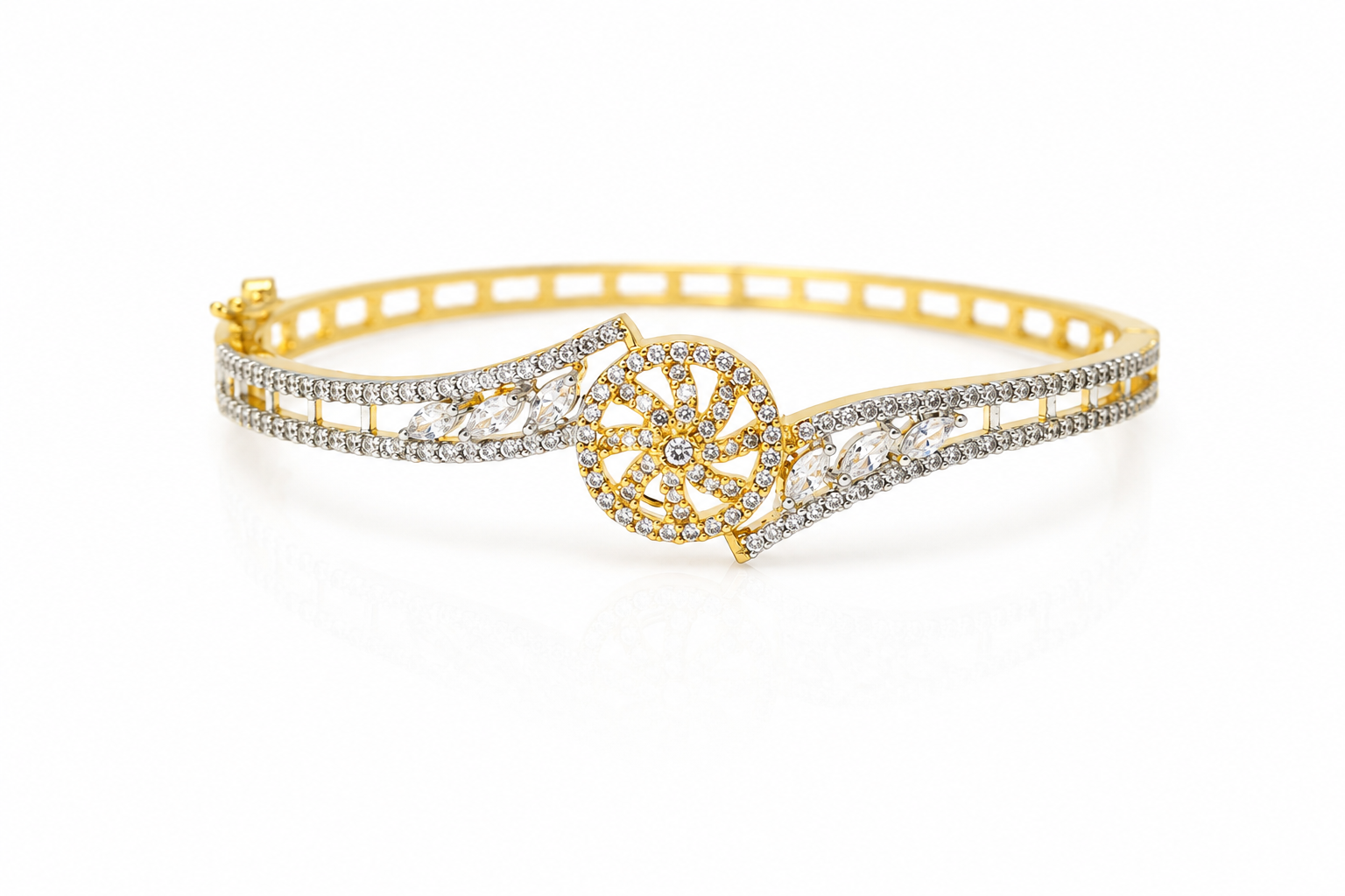 Gold Plated American Diamond Bracele