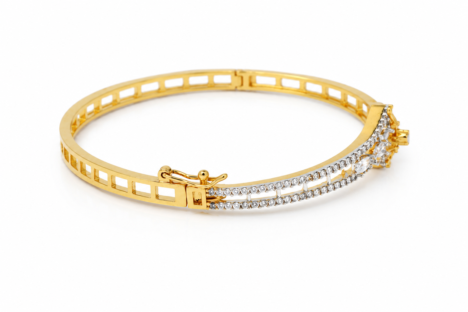 Gold Plated American Diamond Bracele