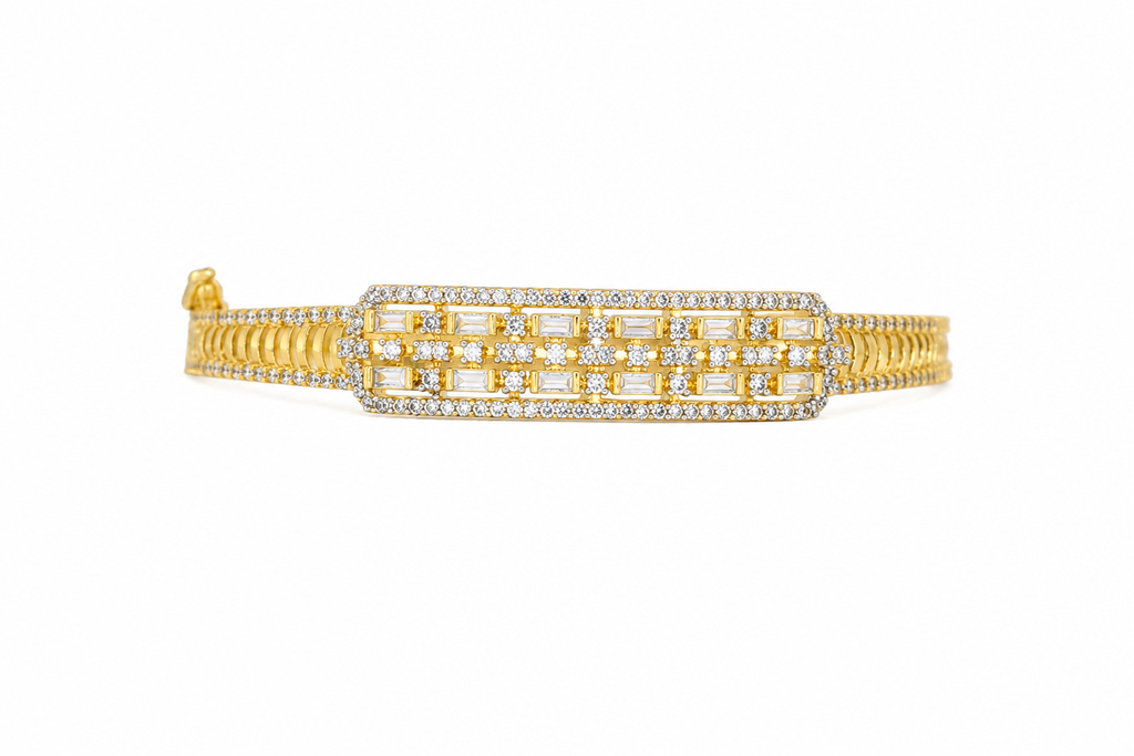 Gold Plated American Diamond Bracele