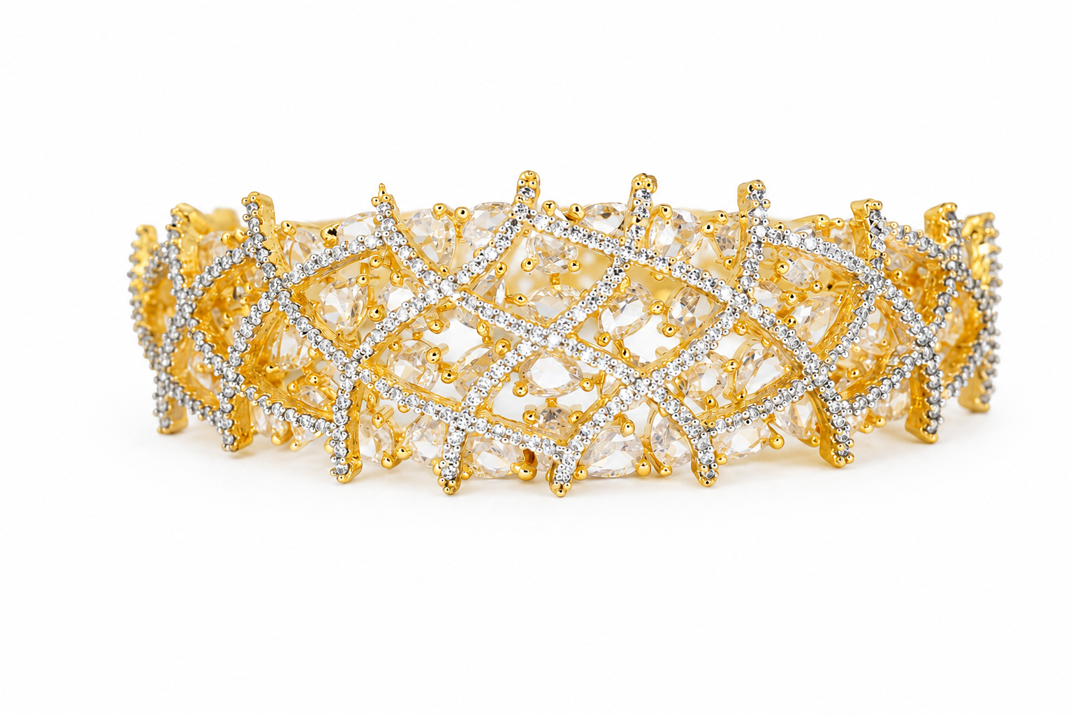 American Diamond Statement Bracelet