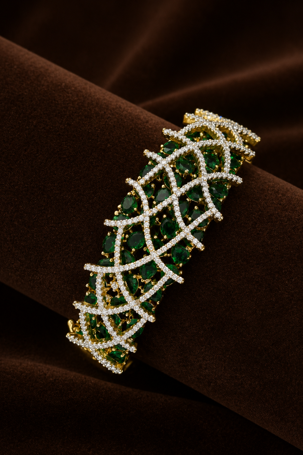 American Diamond Statement Bracelet