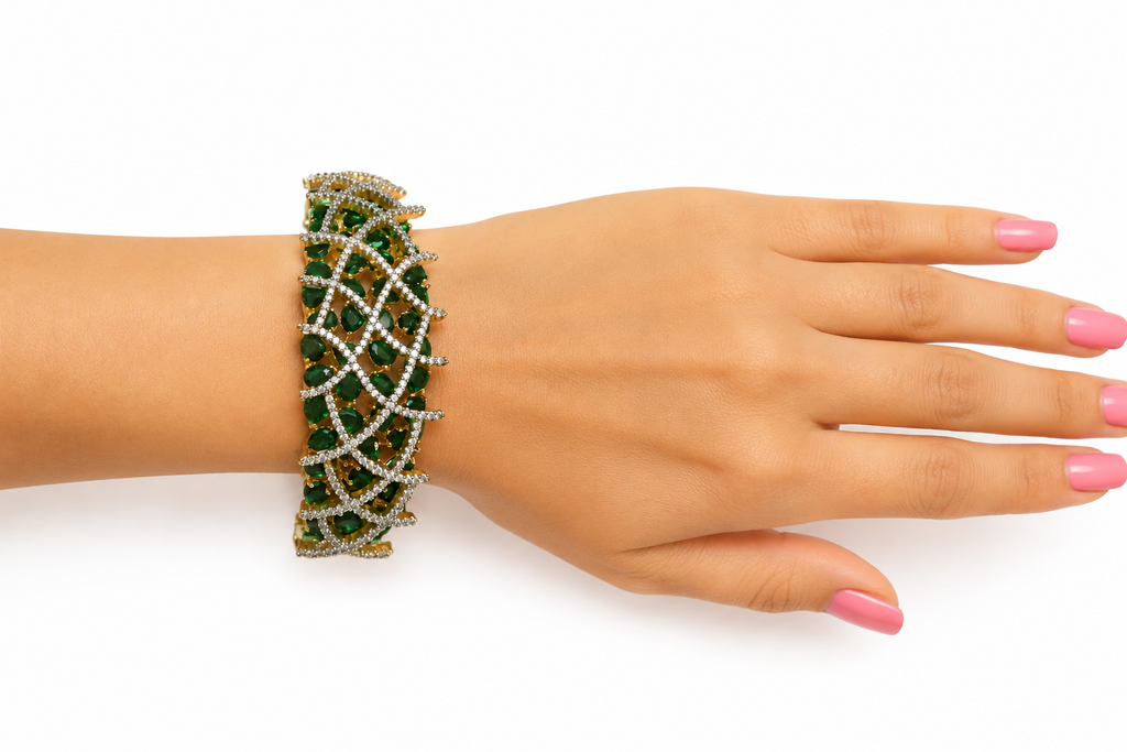 American Diamond Statement Bracelet