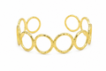 18Kt gold plated Stylish open-cuff bracelet design