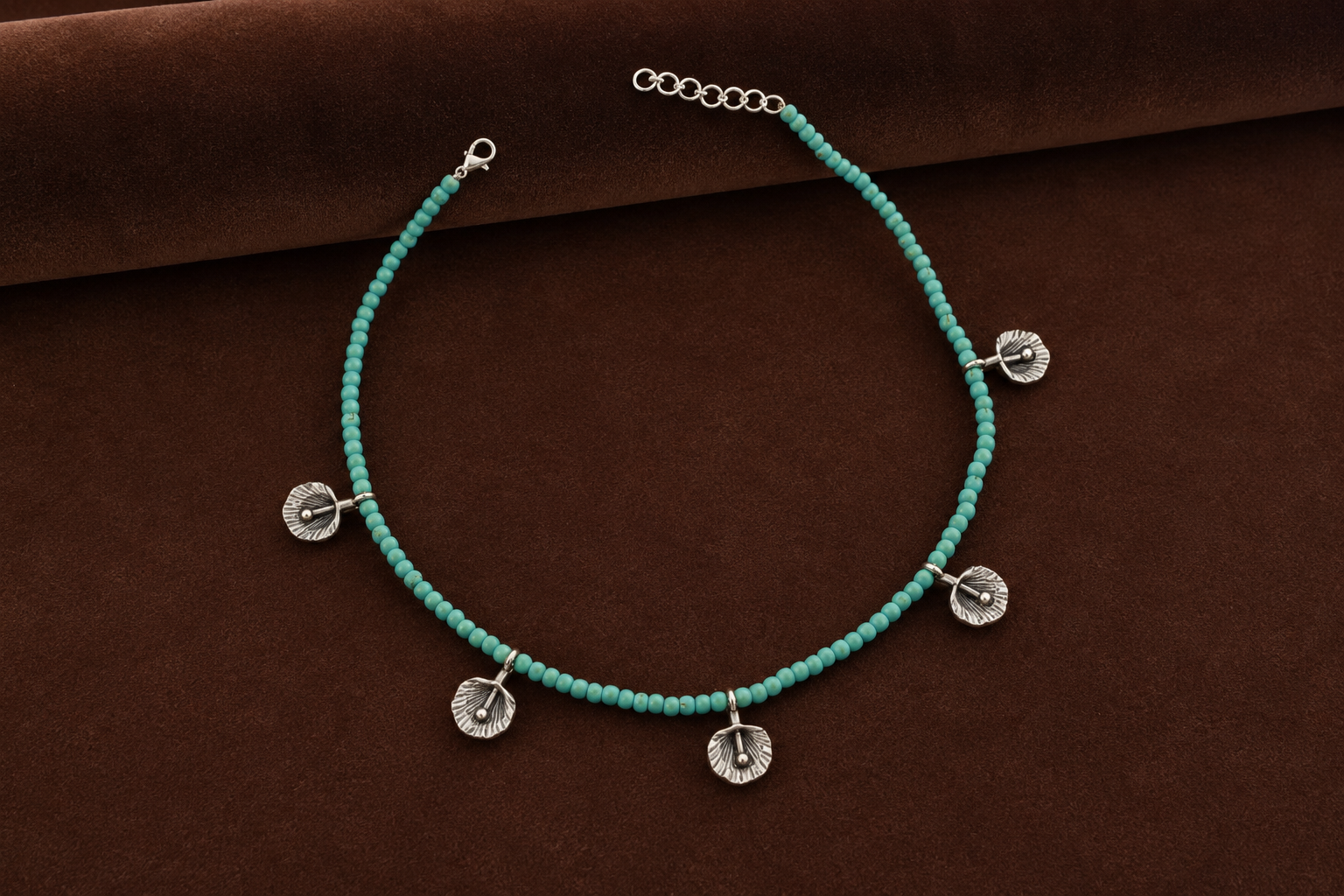 womens turquoise-colored gemstone beads ,necklace