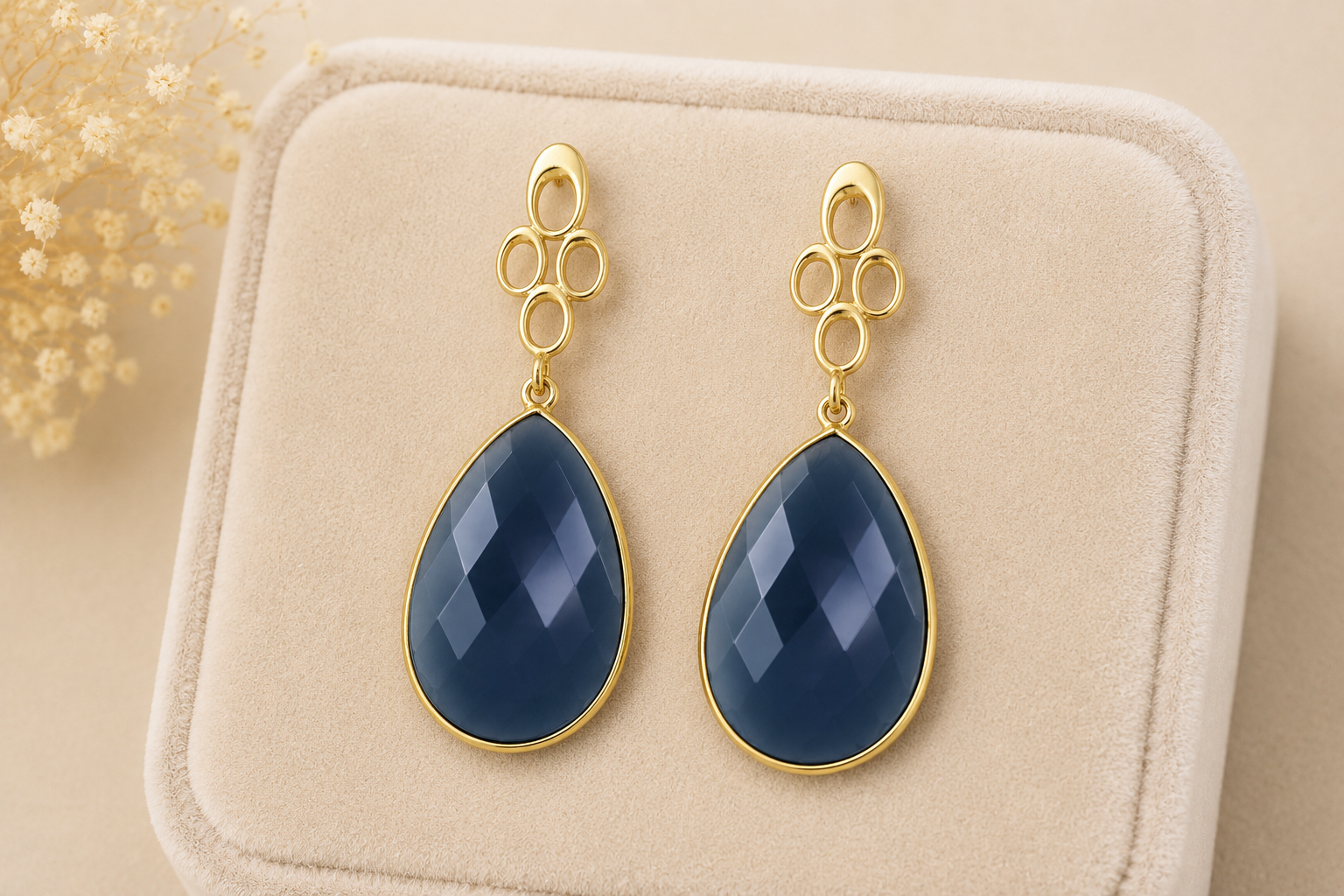 18K Gold Plated Drop Earrings