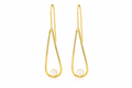 18K Gold Plated,waterfresh Pearl Drop Earrings