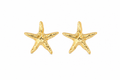 18K Gold Plated Starfish Stud Earrings