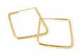 18K Gold Plated  Square Hoop Earrings