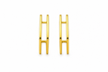 18K Gold Plated Square Hoop Earrings