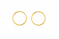 18K gold plated Minimal Gold Hoop Earrings