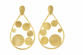 18K Gold-Plated Teardrop  Earrings