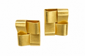 18K Gold-Plated Geometric Statement Earrings