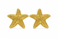 18K Gold-Plated Starfish Stud Earrings