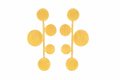 18K Gold-Plated  Disc Drop Earrings
