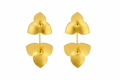 18K Gold-Plated Floral Petal Drop Earrings