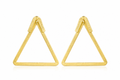18K Gold Plated Geometric Triangle Drop Earring