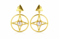 18K Gold Plated Pearl Drop Earrings