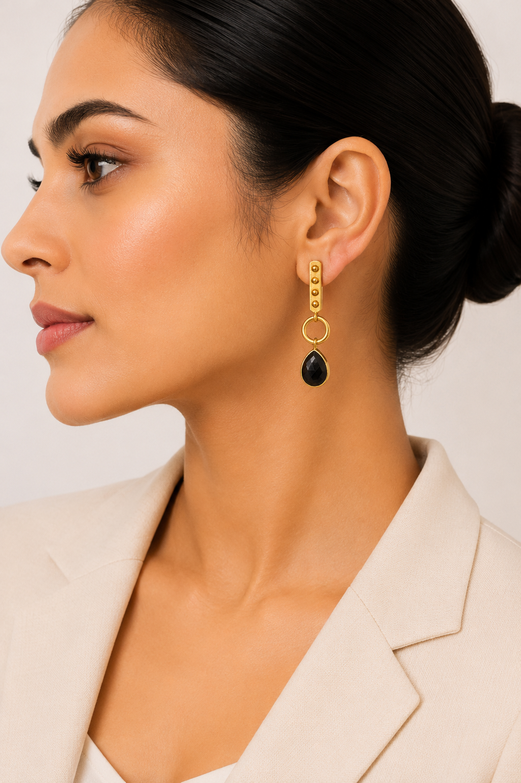 18K gold plated Teardrop Gold-Plated Drop Earrings
