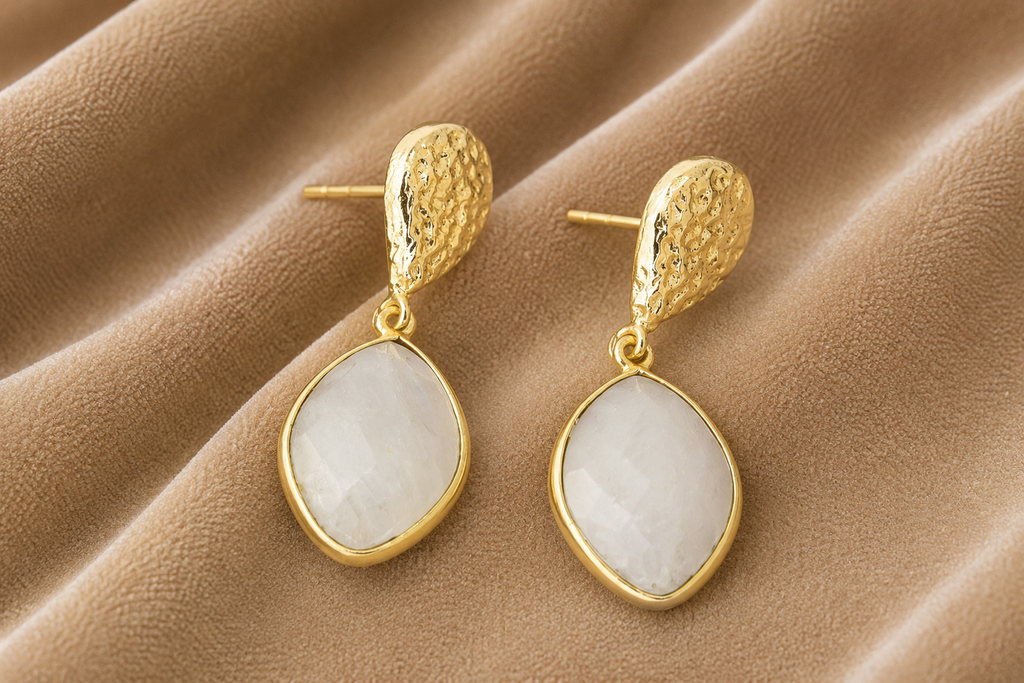 18K Gold Plated Drop Earrings