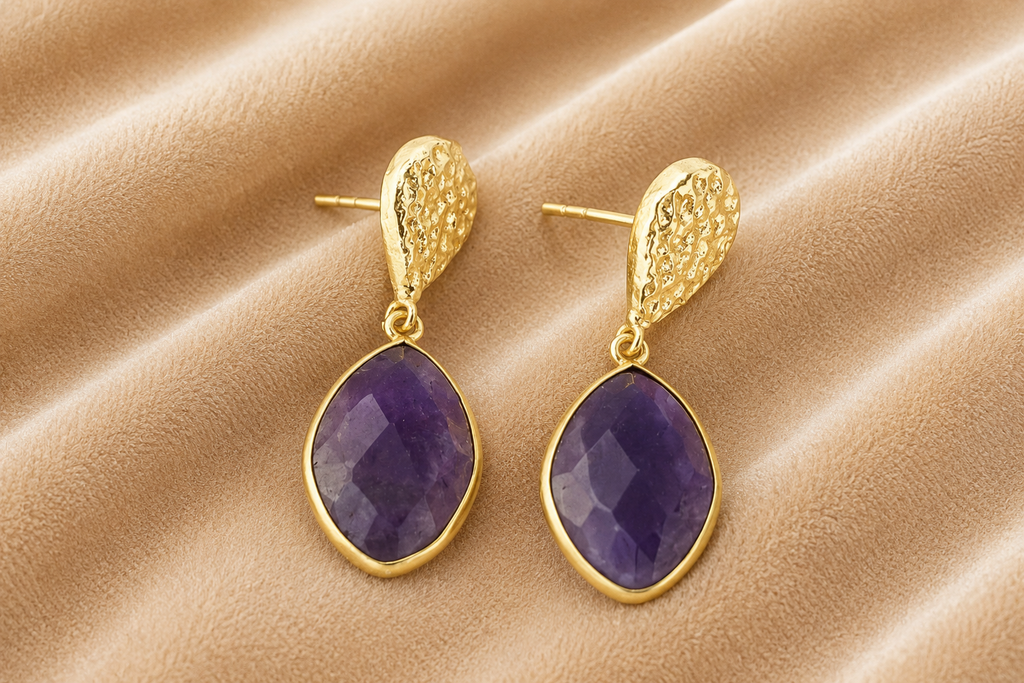 18K Gold Plated Drop Earrings