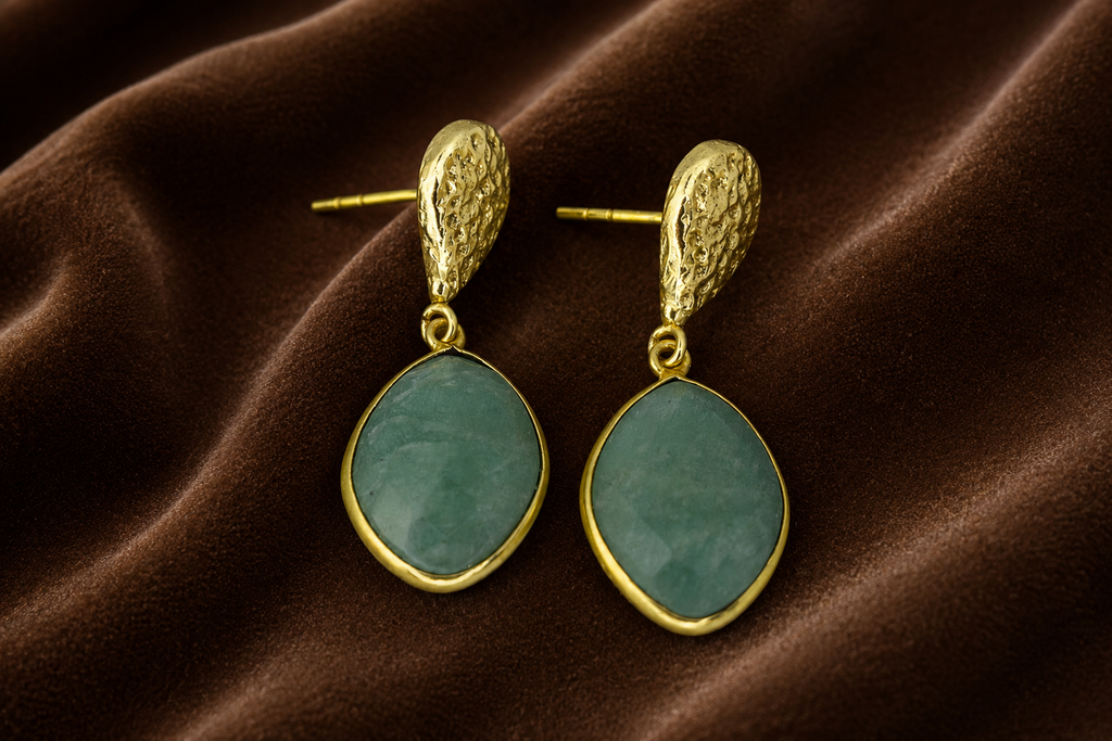 18K Gold Plated Drop Earrings