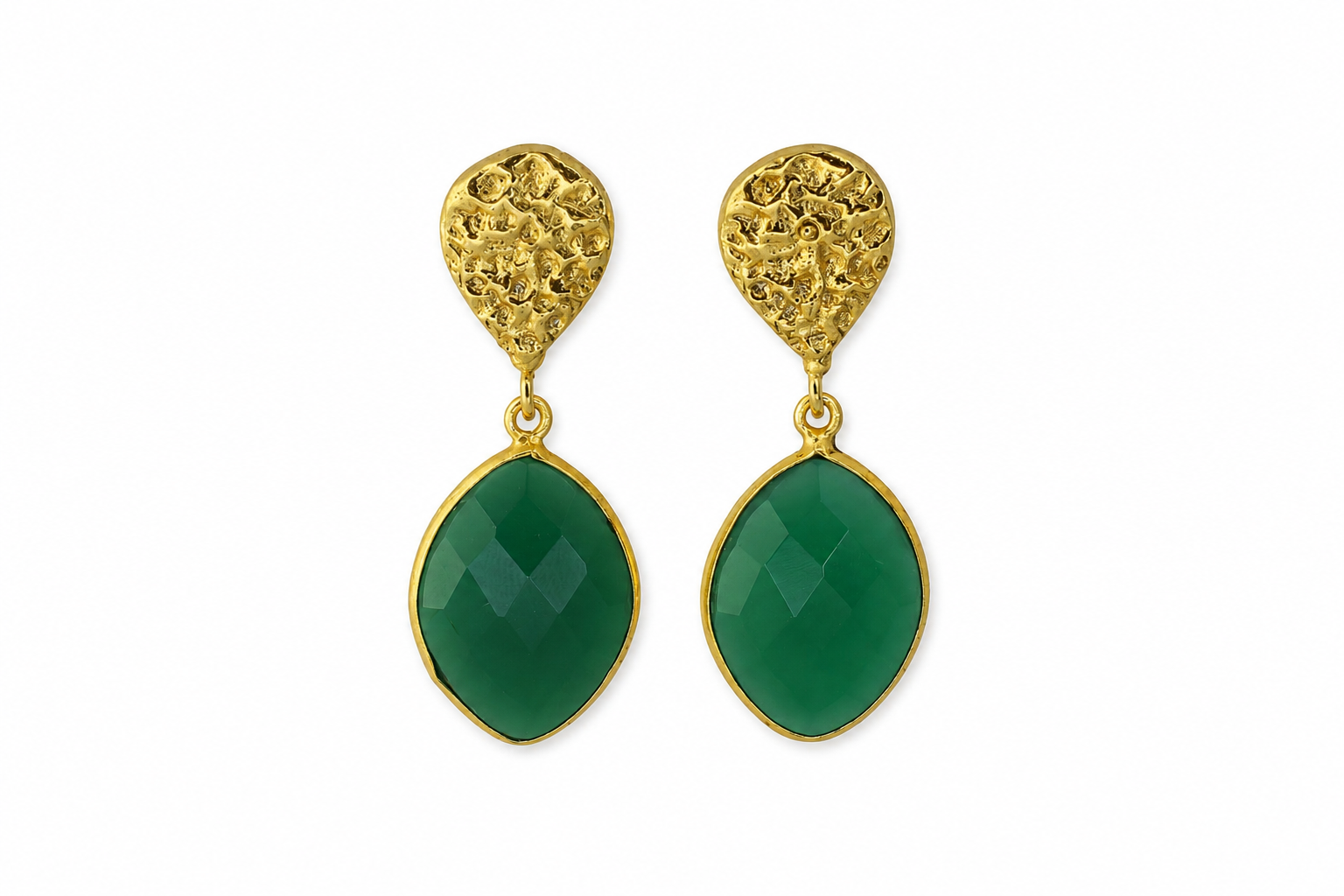 18K Gold Plated Drop Earrings