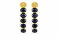 Crystal Cascade Drop Earrings – 18K Gold Plated