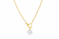 18K Gold Plated Freshwater Pearl Pendant Necklace