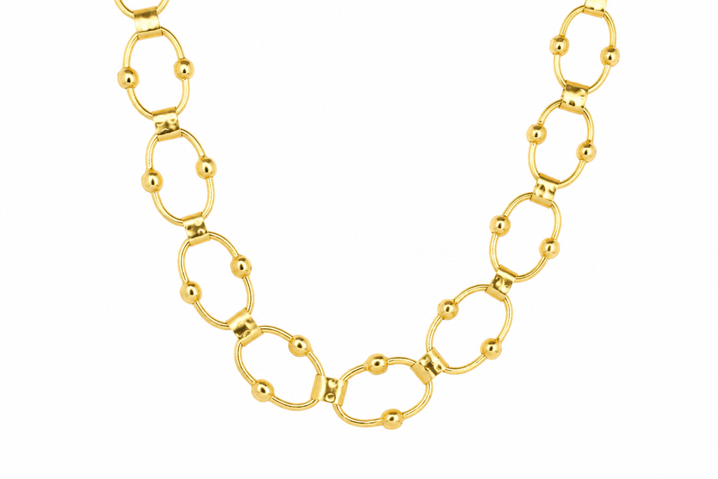 18KT Gold Plated Link Chain Necklace