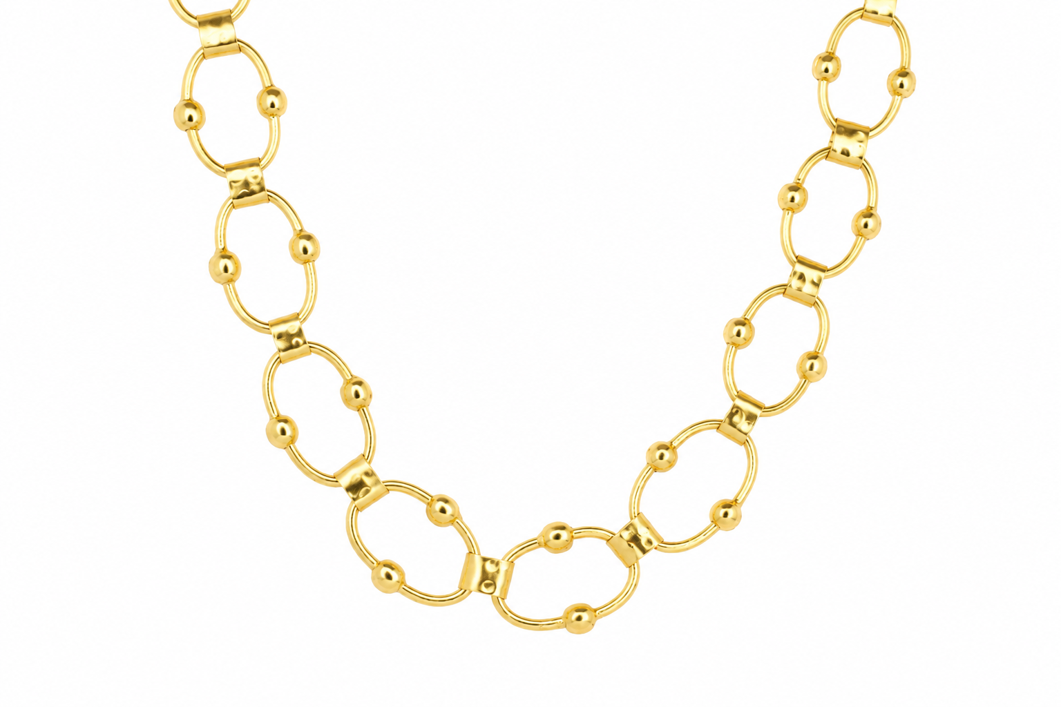 18KT Gold Plated Link Chain Necklace
