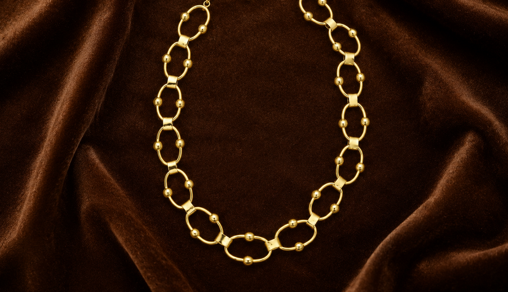 18KT Gold Plated Link Chain Necklace