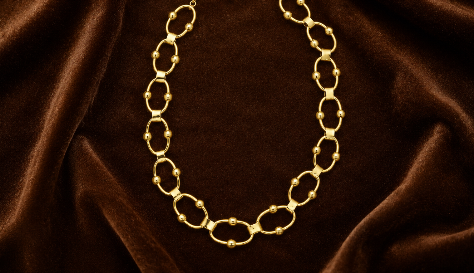 18KT Gold Plated Link Chain Necklace