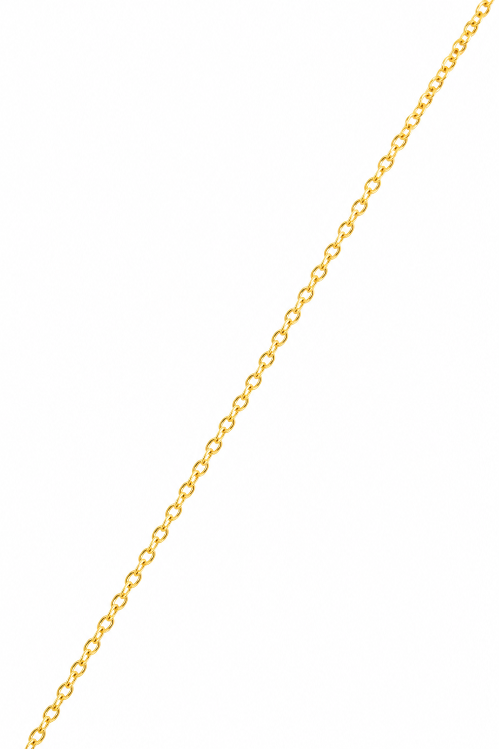 18Kt Gold Plated Heart Cut-Out Pendant Necklace
