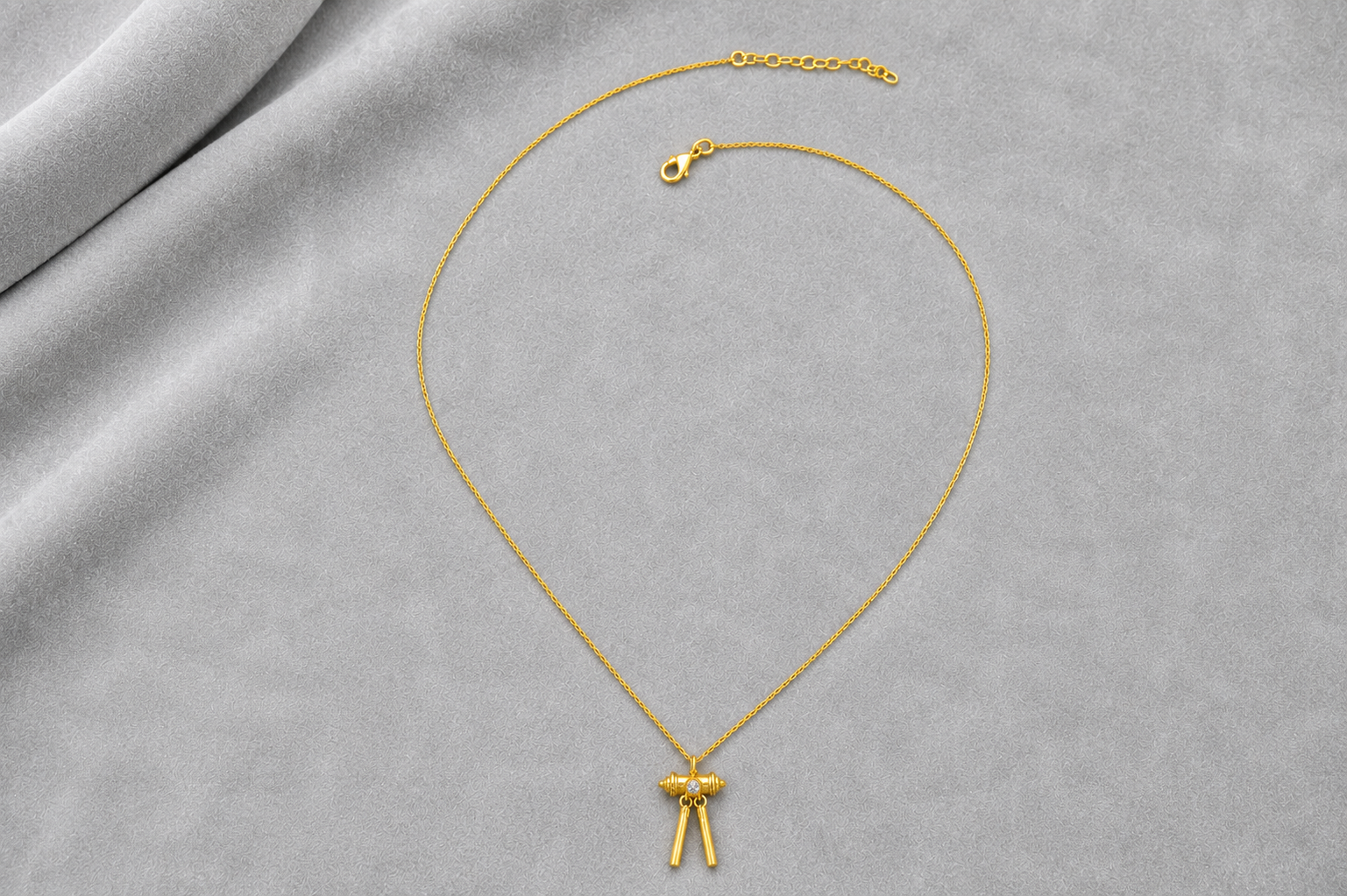 18K Gold Plated Pendant Necklace