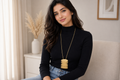 18K Gold Plated Layered Contemporary Long Chain