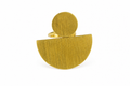 18KT Gold Plated Geometric Statement Ring
