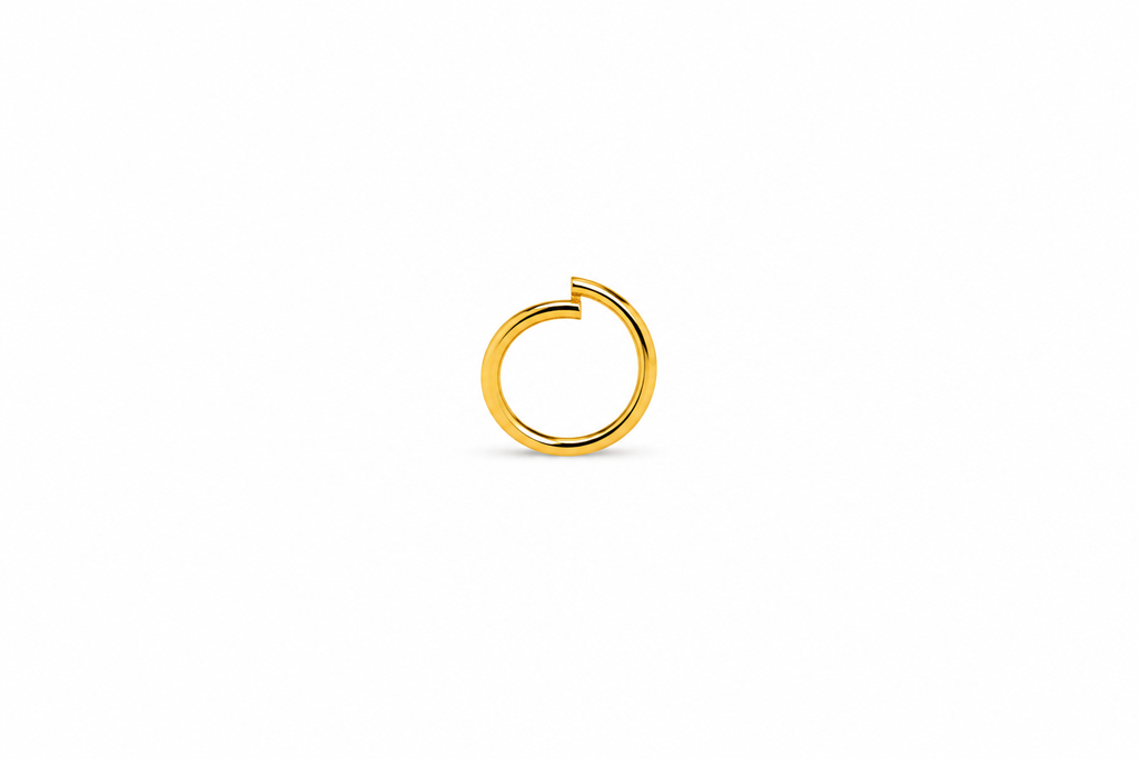 18K Gold Plated Geometric Adjustable Ring