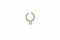 18KT Gold Plated Minimal Pearl Gold-Plated Adjustable Ring