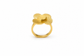 18KT Gold Plated Floral Statement Ring