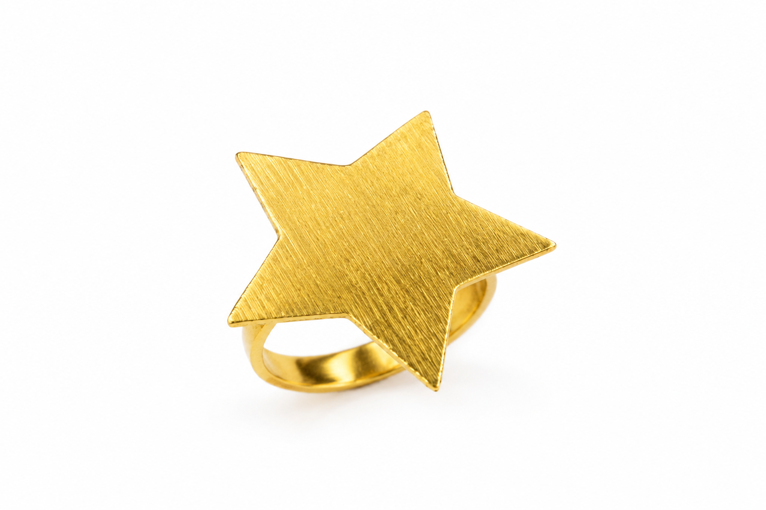 18KT Gold Plated Star Statement Ring