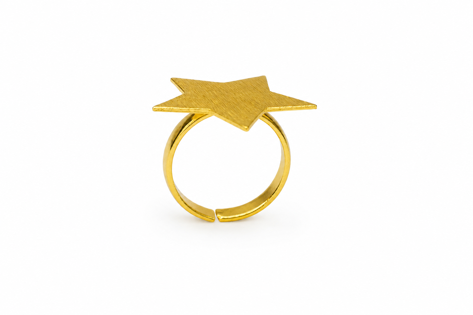 18KT Gold Plated Star Statement Ring