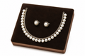 Pure Brass Silver Replica Polish Pearl Necklace Set